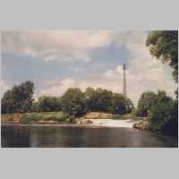 111-1463 Wehlau 1997, Wasserwehr mit zerstoertem Ueberlauf.jpg